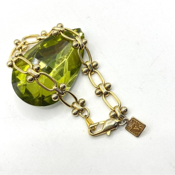 ANNE KLEIN Gold Tone Link Bracelet - Picture 1 of 7